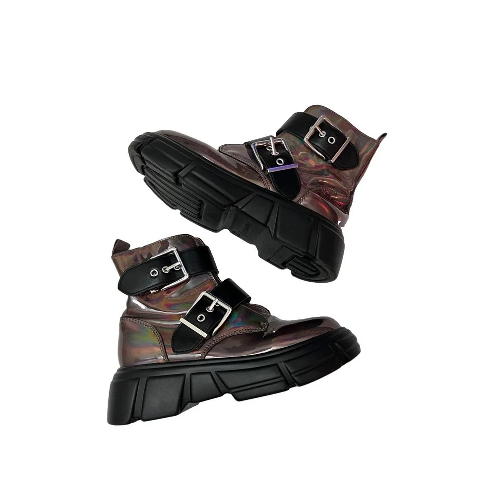 Steve Madden Kids Metallic Boots 2 Casual School Shoes Footwear Girl Clothing